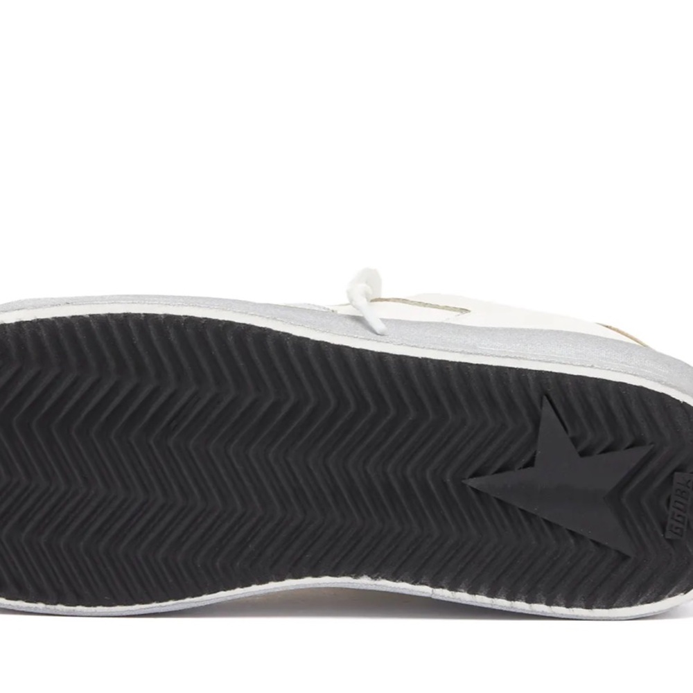 Golden Goose Stardan White Sneakers with Silver Star Accent Sneaker Size 39 NEW - Picture 4 of 5